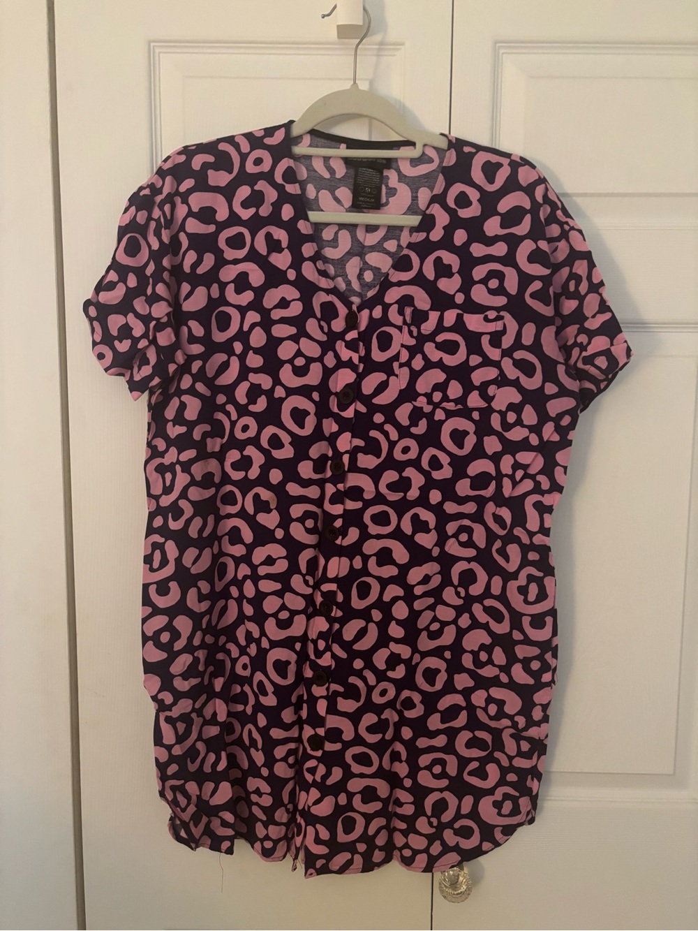 Nooworks Andie Dress in Pink Cheetah Leopard Print